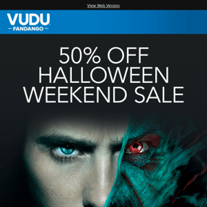 Your 50% Off Halloween Weekend Deals