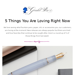 5 Things You Are Loving Right Now...