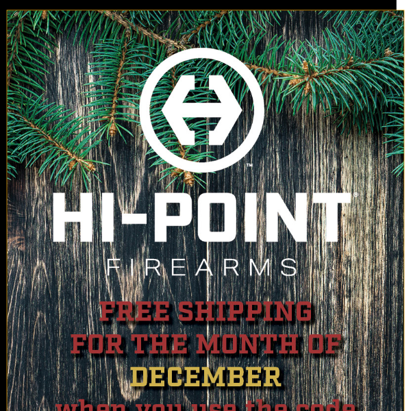 Hi-Point Firearms Free Accessory Shipping