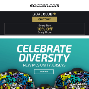 Shop Our MLS Selection Of Fan Jerseys & Gear