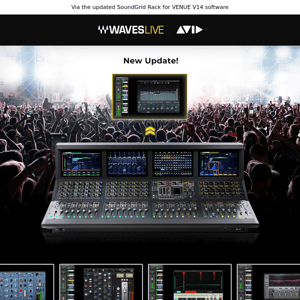 NEW! Waves V14 plugins are now compatible with Avid S6L Consoles