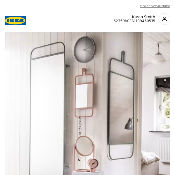 Enhance your home décor with our selection of mirrors.