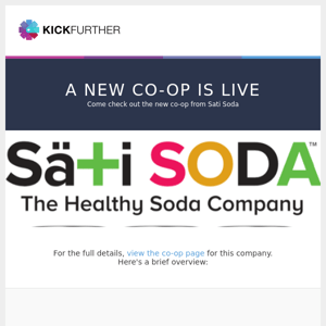 Co-Op Live: Sati Soda is offering 18.42% profit in 9.2 months.