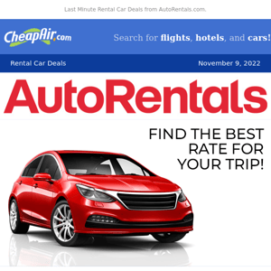 Car Rental Deals from $6/Day