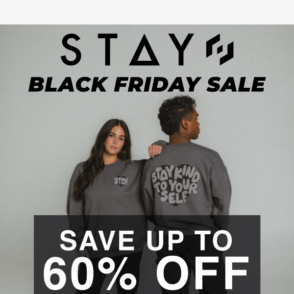 Don't Miss Up To 60% Off Sitewide! Black Friday Sale