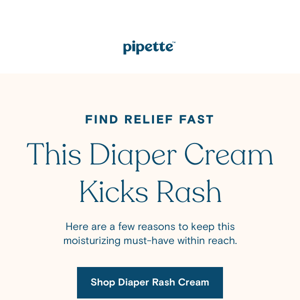 Find relief from diaper rash 🍑