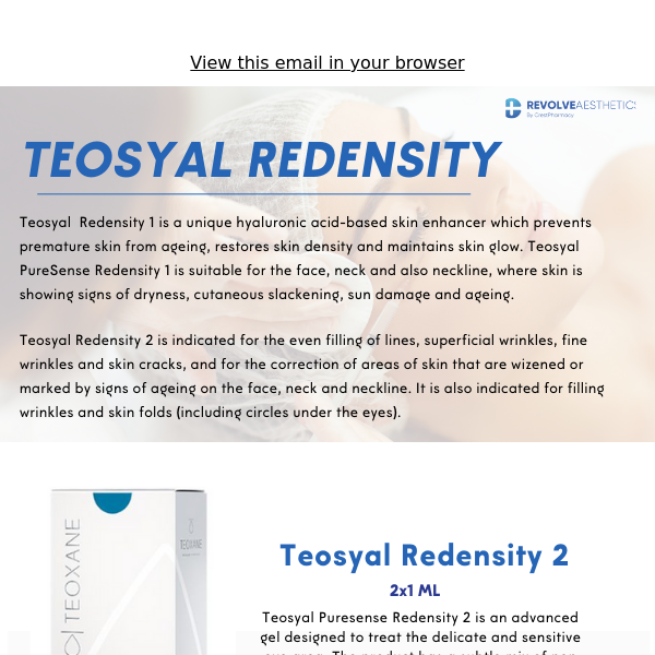 Prevent Premature Ageing with Teosyal! 😍