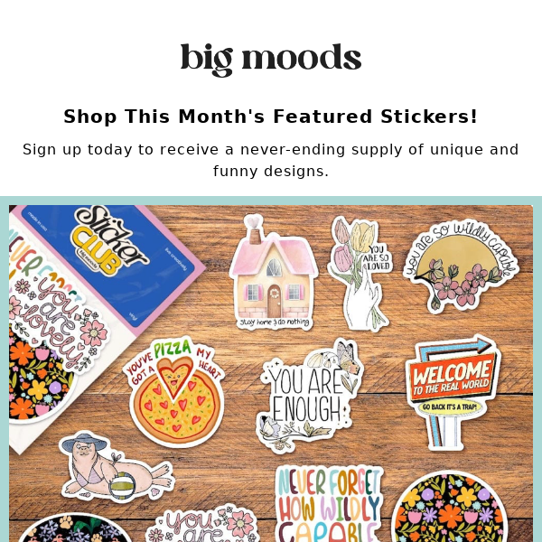 Join Our March Sticker Club!