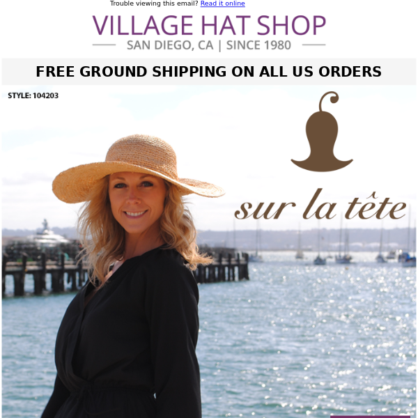 New and Back in Stock Sur la Tete Available Now  | FREE Ground Shipping on ALL US Orders