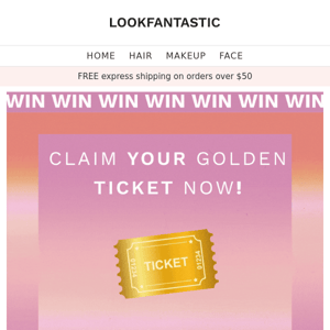 Claim your Golden Ticket NOW ⭐️