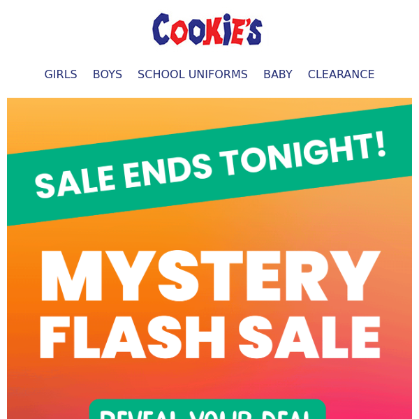 Final Day To Reveal Your Mystery Deal