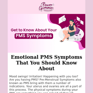 Get to Know About Your PMS Symptoms 🤔♀️