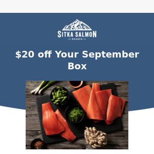 Get $20 off your September Box