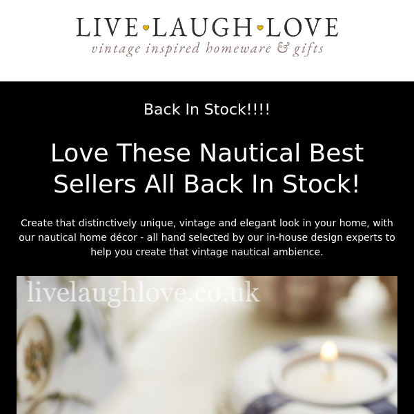 OMG Nautical Best Sellers Back In Stock!!!!