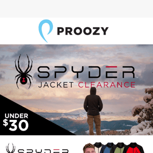 Cold Season Deals - Snag a Spyder Jacket! 🕷️