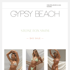 STONE FOX SWIM / Flash Sale