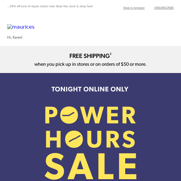 ⏰ Power Hours SALE! That means...