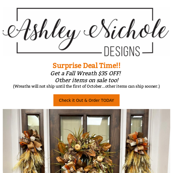 Fall SURPRISE DEAL time!! - Save $35!