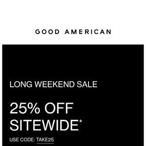 25% OFF SITEWIDE - LIMITED TIME ONLY