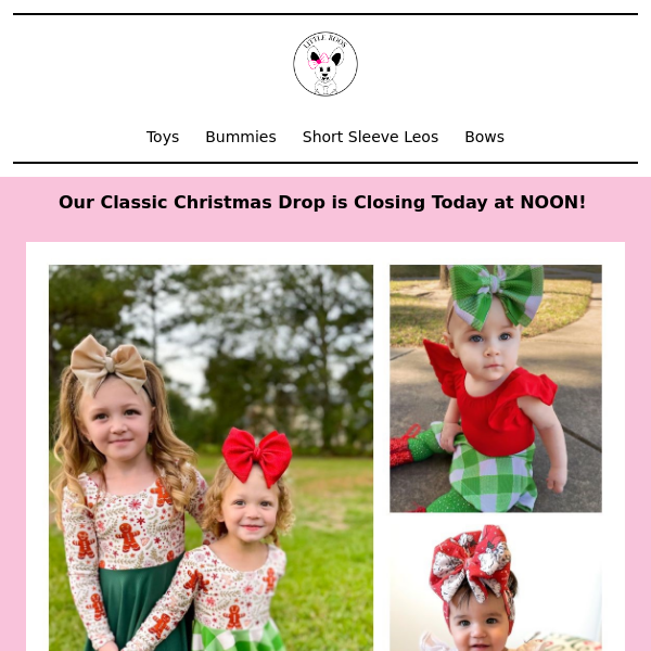 Classic Christmas Ordering Closes TODAY!