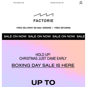 Early Boxing Day Sales are Here!! 🥊
