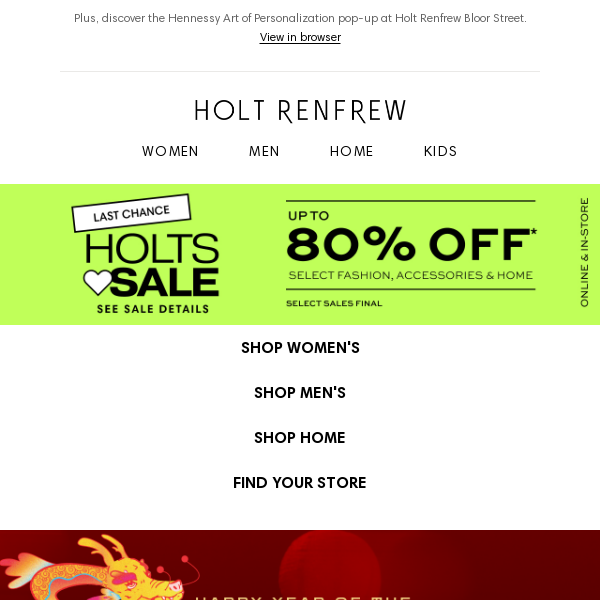 Celebrate the Year of the Dragon with Holts!