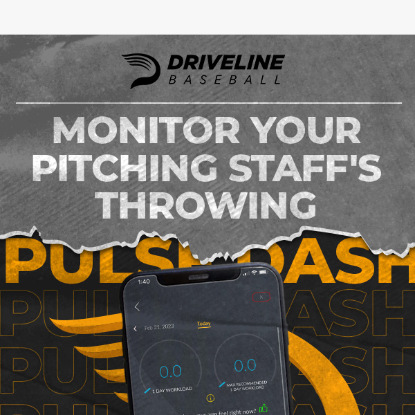 Monitor Pitcher Workloads with PULSE Dashboard