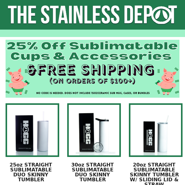 25% Off Sublimatation for Monday!