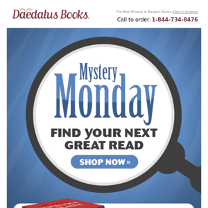 New Mystery Monday!