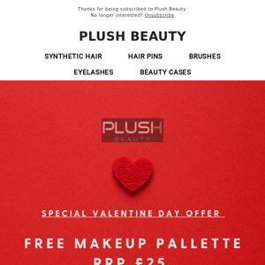 Your free makeup palette