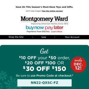 Your Promo Code to Special Holiday Savings!