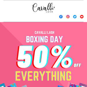 ❗50% OFF EVERYTHING!❗ 😱 🥊BOXING DAY SALE IS HERE!!🥊