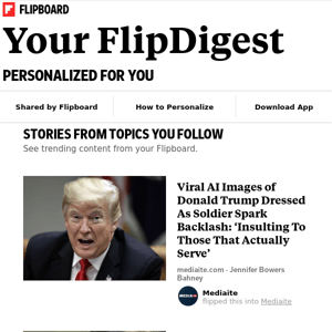 What's new on Flipboard: Stories from U.S. Politics, Storyboards, Lifestyle and more