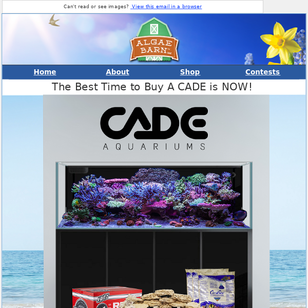 An Incredible Offer From CADE Aquariums + Back In Stock Includes ORA Fish and Coral!