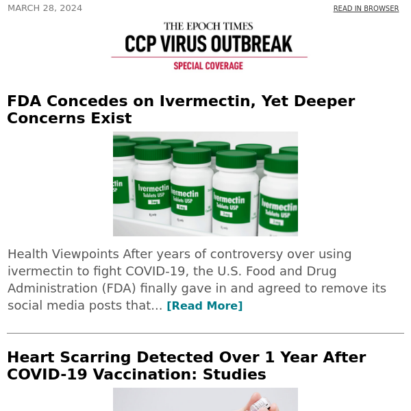 FDA Concedes on Ivermectin, Yet Deeper Concerns Exist