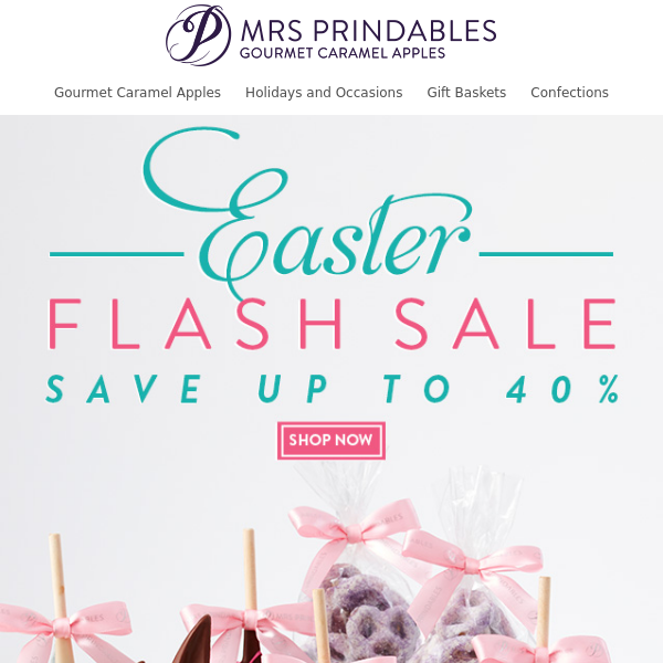 👉 FLASH SALE! Easter treats taste supremely sweet at up to 40% off