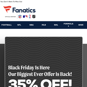 BLACK FRIDAY IS HERE | 35% Off