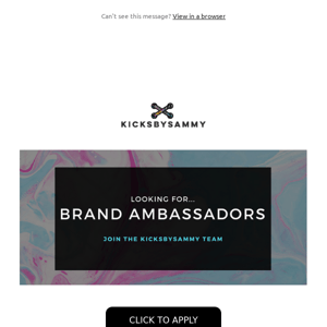 Apply Brand Ambassador