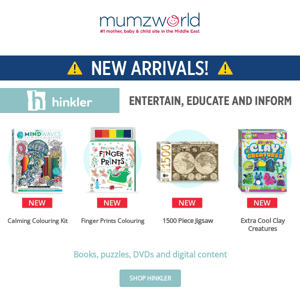 Hurray! New Arrivals are here