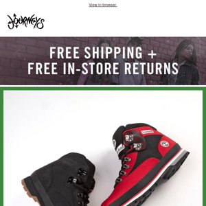 🎅Santa Shops Timberland at Journeys