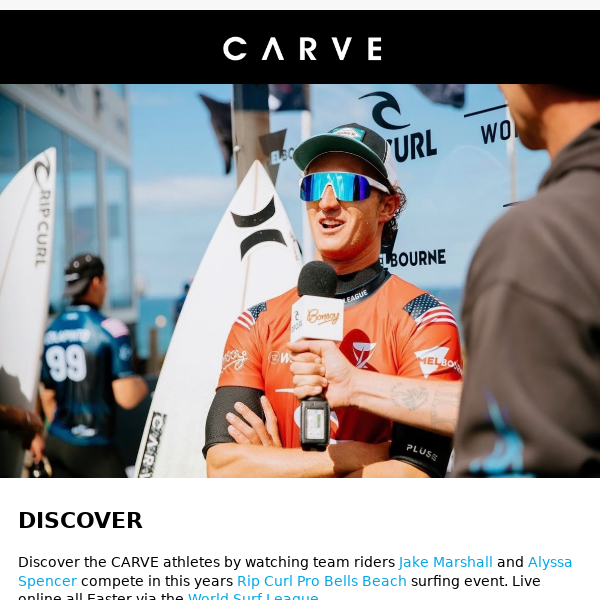 🔔 Watch the Carve Athletes this Easter at Bells Beach