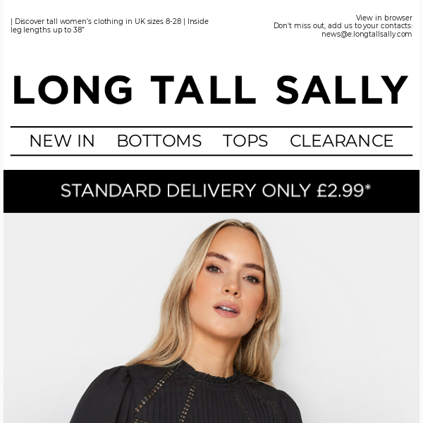 FOUND: Transitional Tops - Long Tall Sally