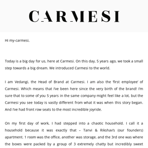 When Carmesi came to life!