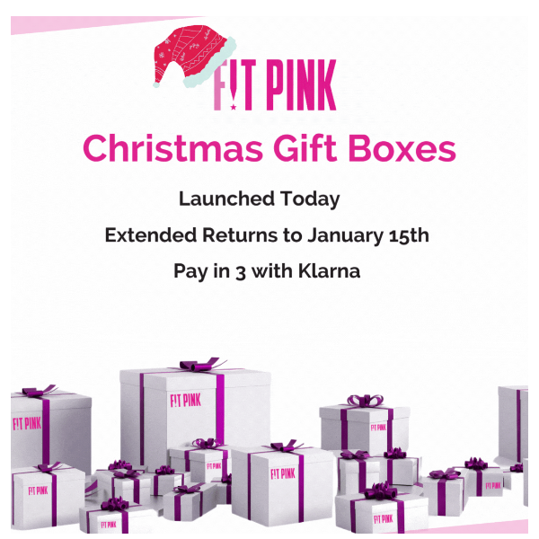 🎁  Christmas Gift Boxes have landed 🎁