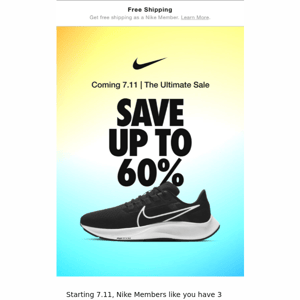 A few hours left to save up to 60% 🤩 - Nike