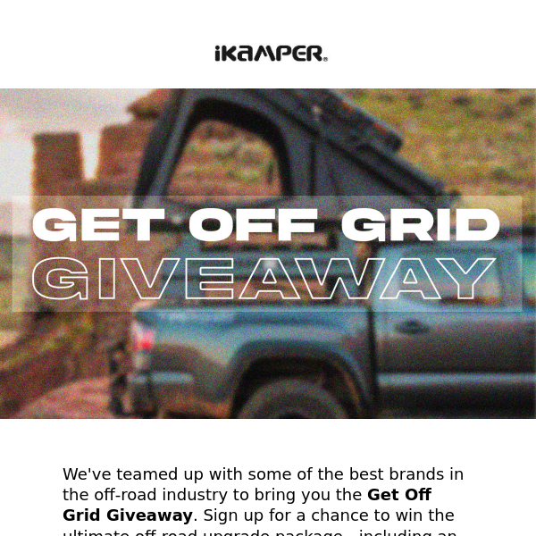 Get Off Grid Giveaway