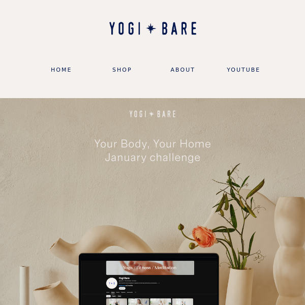 Have You Joined the Yogi Bare January Home Body Challenge? Sign Up Now! - Yogi  Bare
