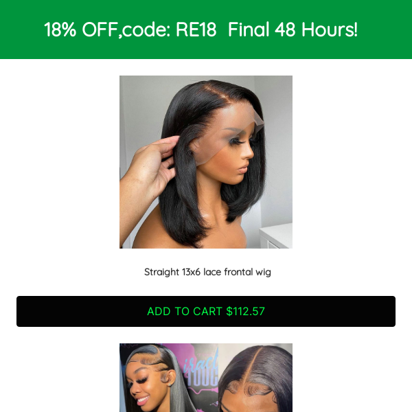Lowest price Sale &100% human hair on Sale 🔥 18% OFF
