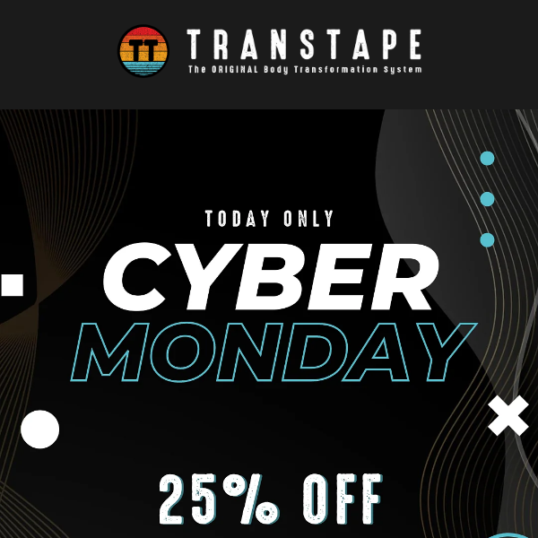 25% OFF 💻⚡️ Cyber Monday is HERE