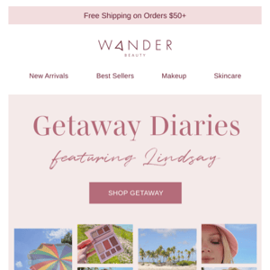 Getaway with our Co-founder Lindsay Ellingson